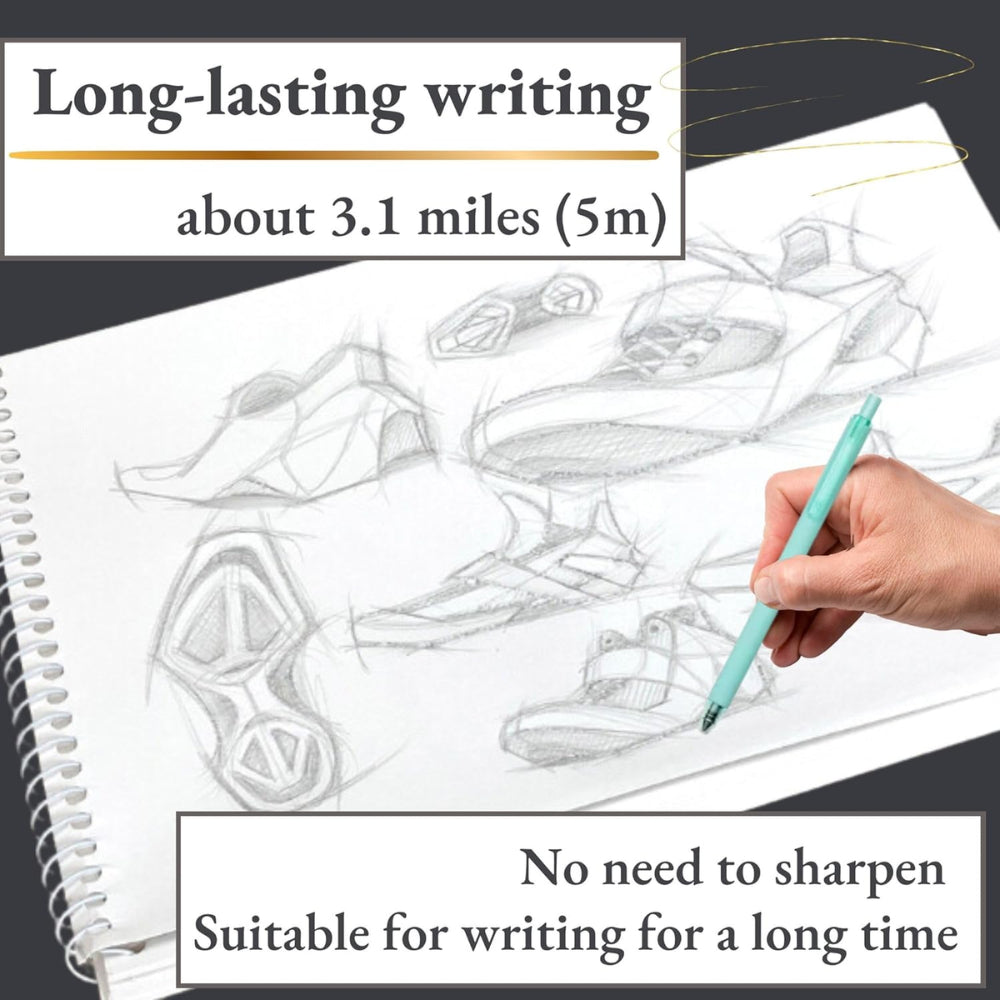 Metacil Light Non sharpening Metal Pencil for Artist Drawing, Sketching SUN-STAR Stylish Japan premium