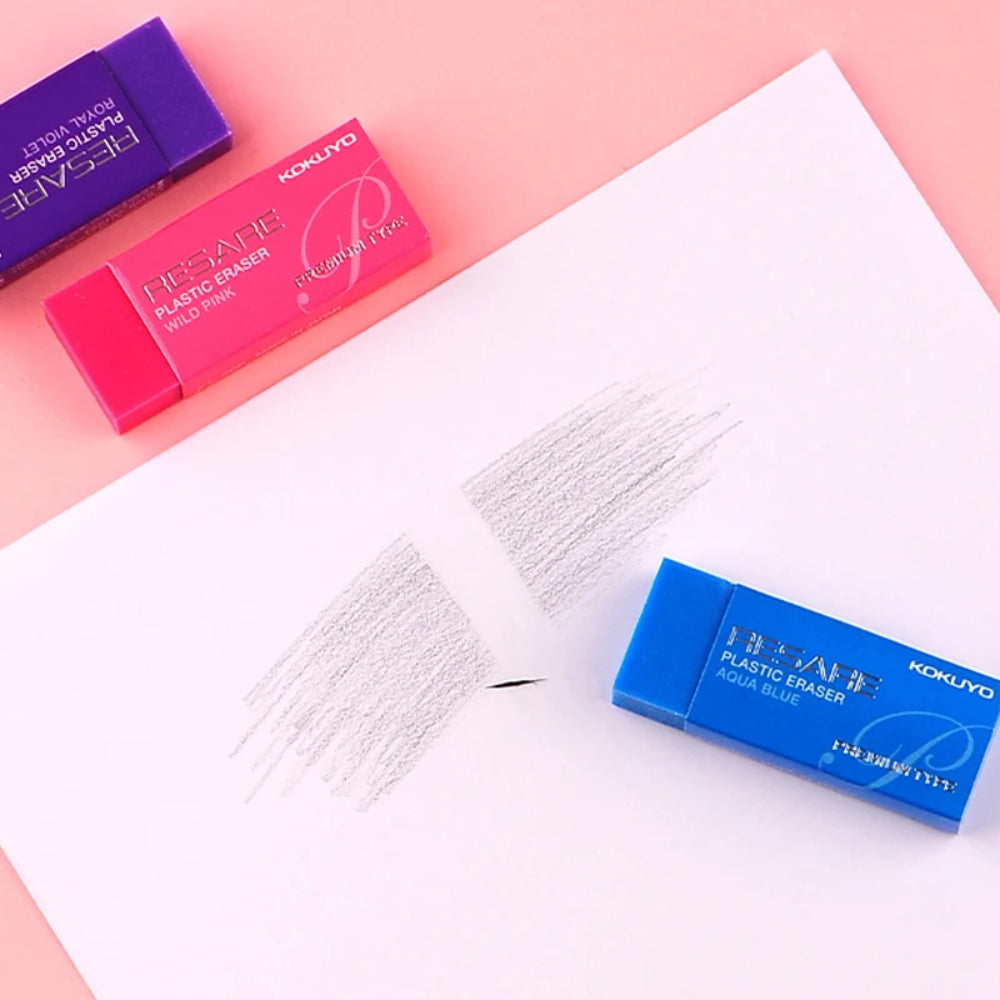 Kokuyo Resare Eraser Color Student Art Eraser Convenient Foam Eraser Powerful Clean ケシ90N