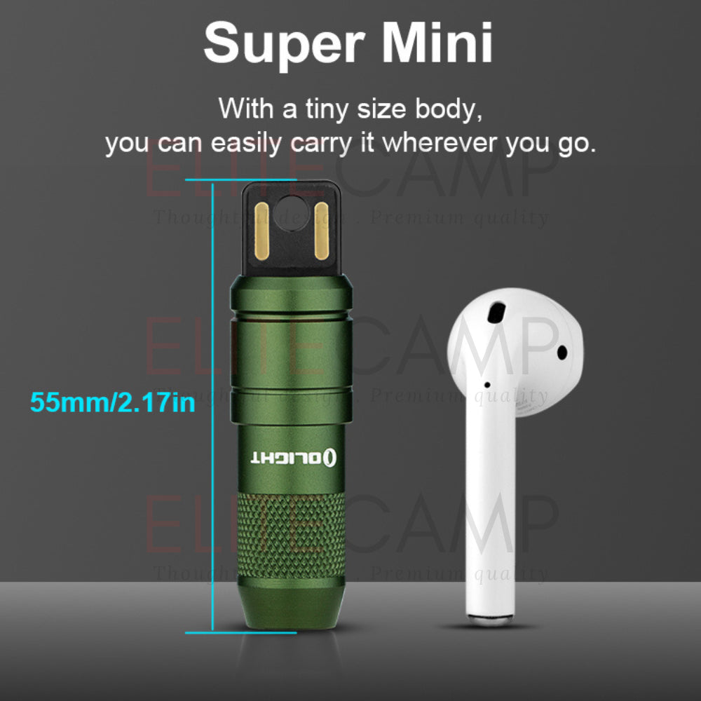 Olight imini 2 Rechargeable Mini Flashlight Instant Activation Camping Hiking Torchlight Small Portable