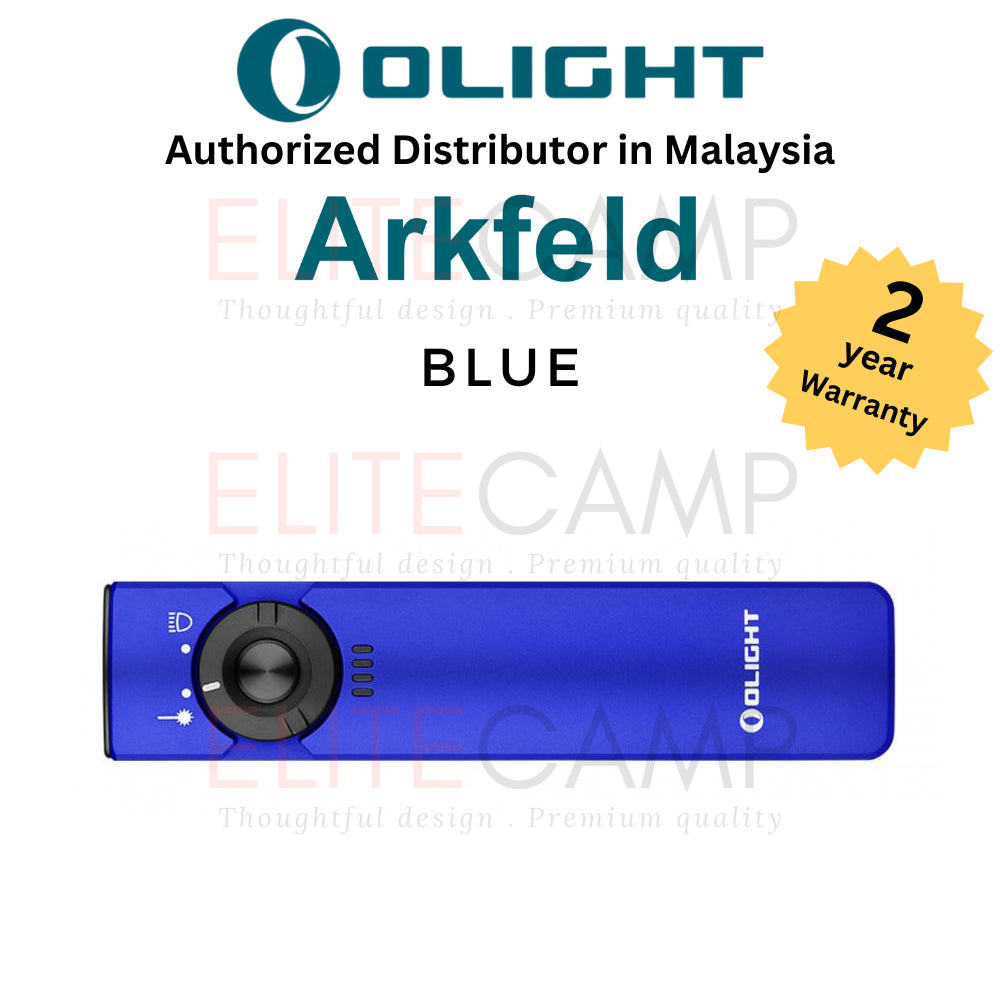 Olight Arkfeld Green Laser & White Light Dual Slim Flashlight Waterproof Torchlight Camping Hiking Compact Torch Flash
