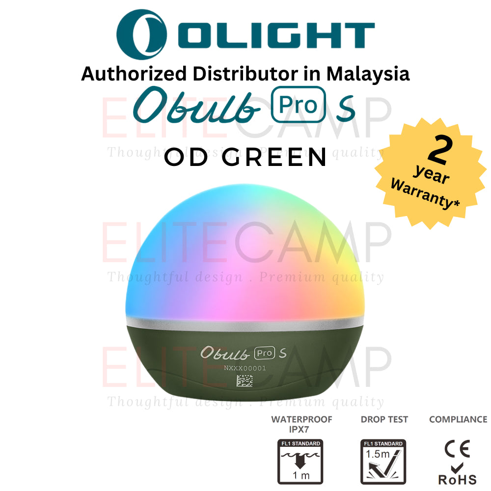 Olight Obulb Pro S Multi-Color Wireless Bulb Light Camping Portable Waterproof Sleeping Night light