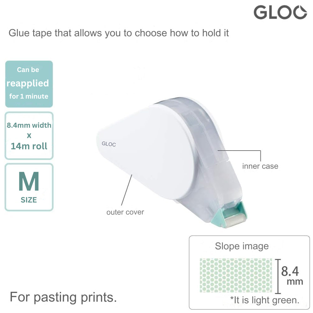 Kokuyo Gloo Repositionable Adhesive Glue Tape Set Refill TA-GM410-07 GM400-08 G410-07 G400-08 GM411
