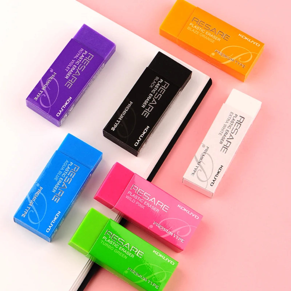 Kokuyo Resare Eraser Color Student Art Eraser Convenient Foam Eraser Powerful Clean ケシ90N