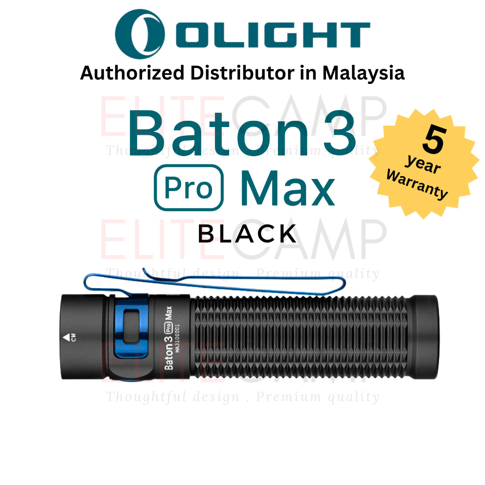 Olight Baton 3 (Pro) (Pro Max) Rechargeable Water Proof Magnetic Flash Light Camping Hiking Emergency EDC Torch Light