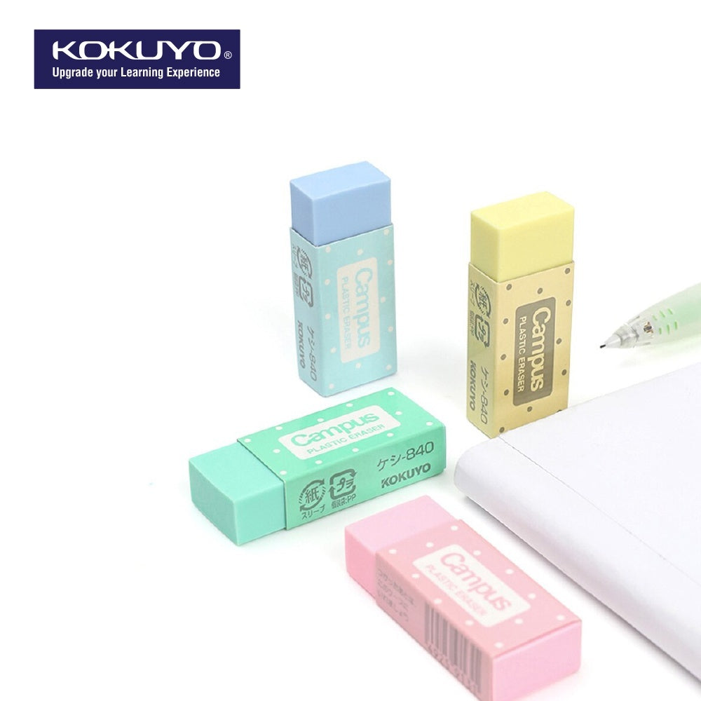 Kokuyo Campus Eraser Pastel Colours | Random Colours Poppy-840