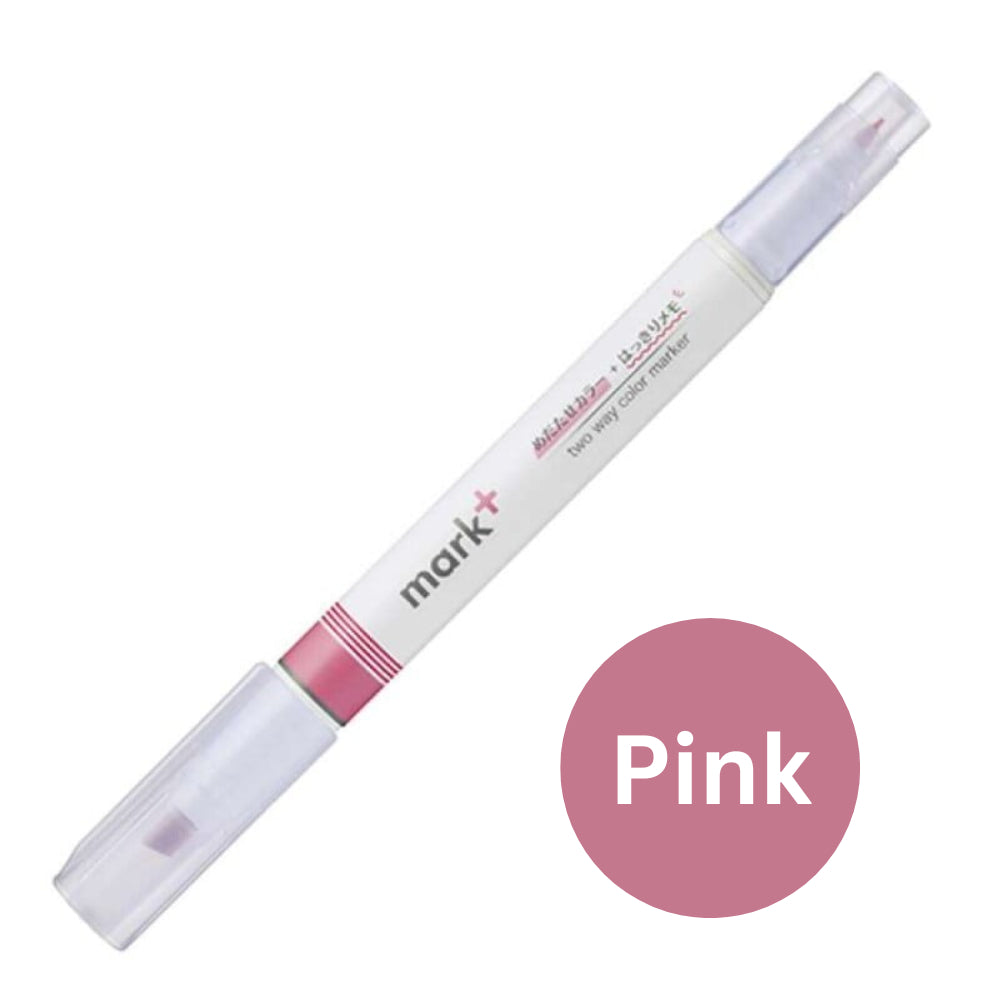 Kokuyo PM-MT200 Mark+ Two Way Color Highlighter Fineliner Marker PM-MT200LG PM-MT200K PM-MT200G PM-MT200DB PM-MT200P