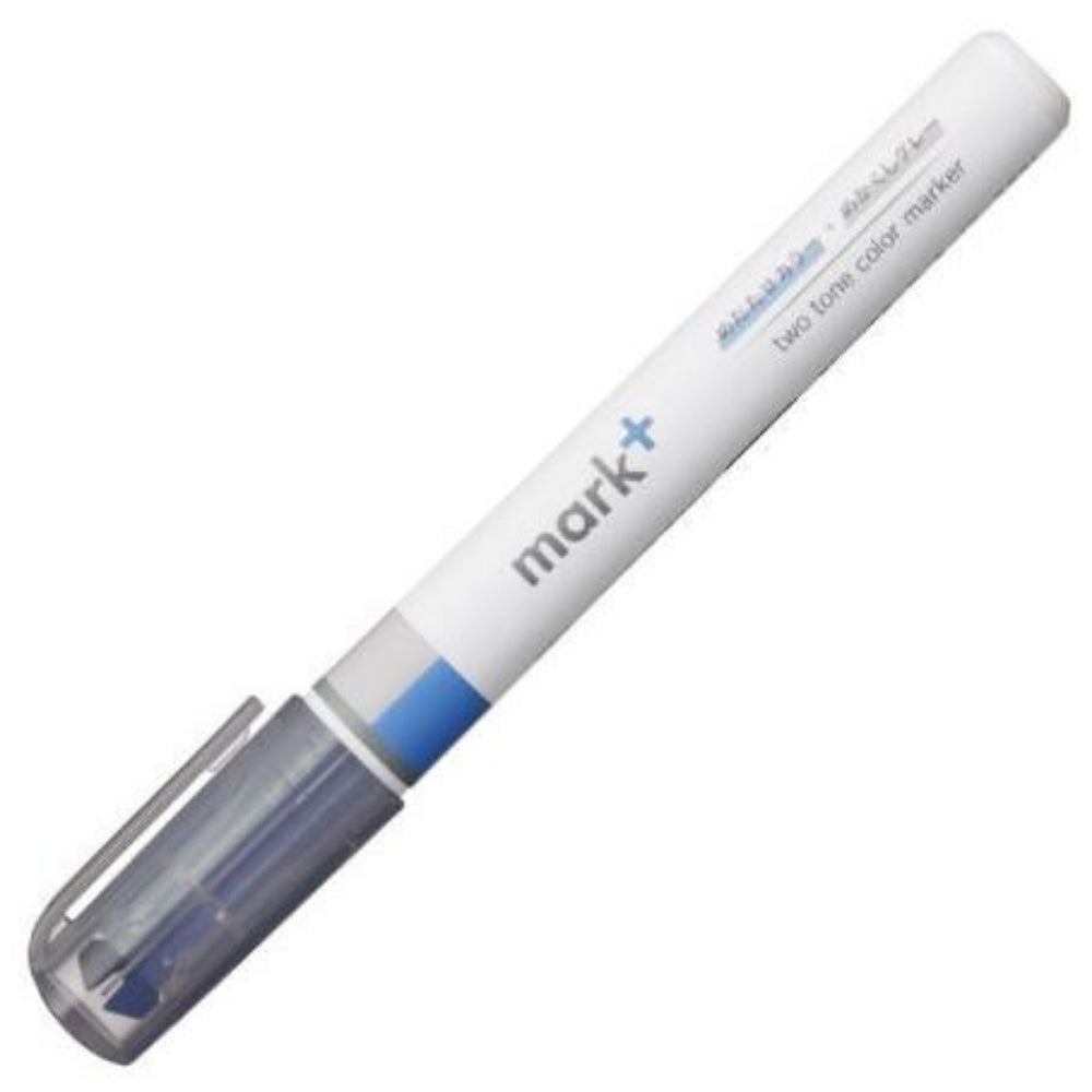 Kokuyo Highlighter Pen 2 Tone Mark Plus Gray Type PM-MT101