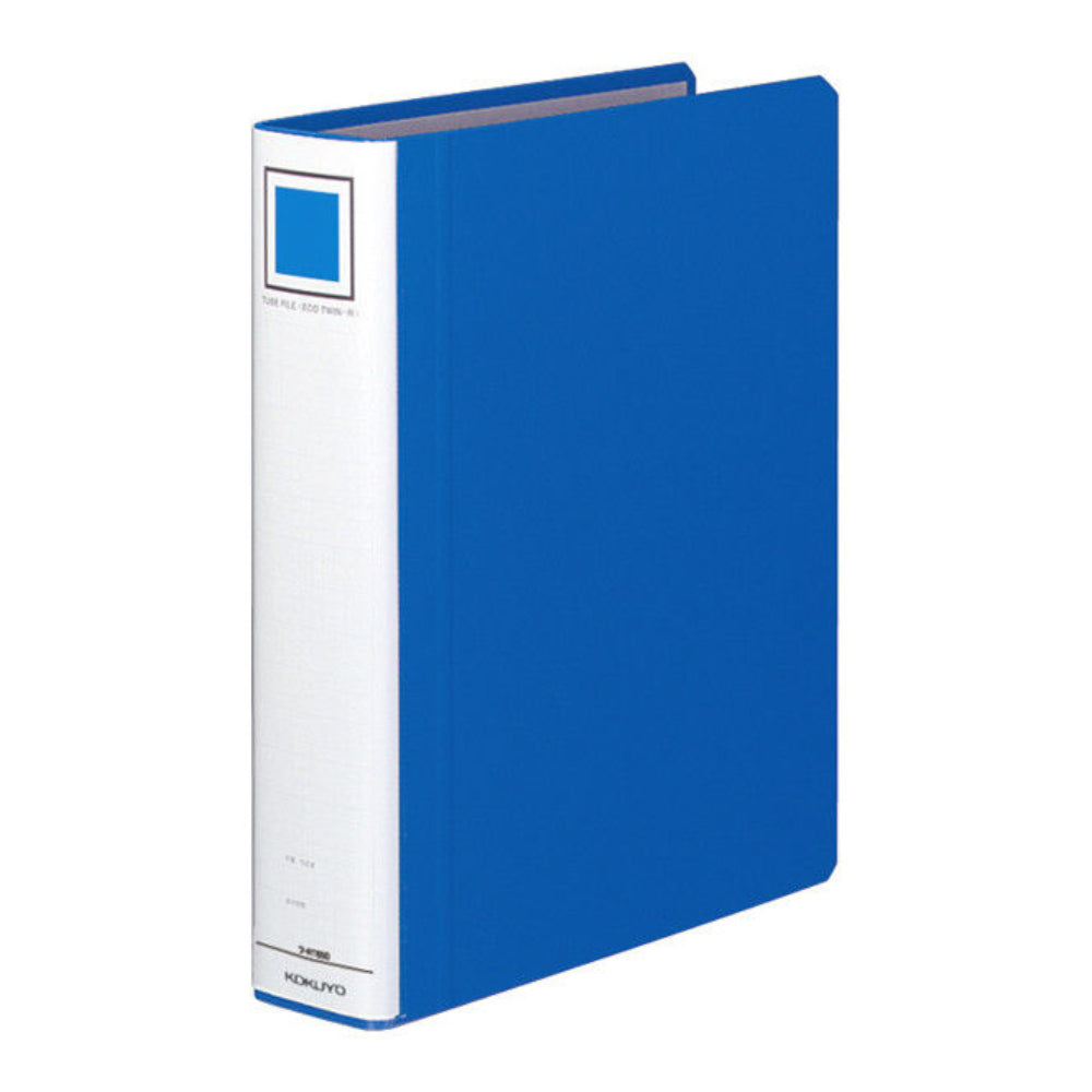 Kokuyo Tube File Eco Twin R A4 Vertical Binding Thickness 50mm Blue Double-sided Pipe File γ-RT630B γ-RT630C γ-RT640B