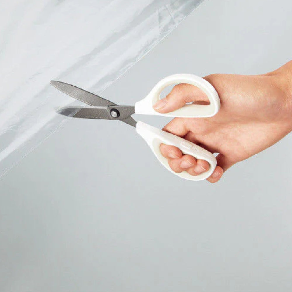 Kokuyo Saxa Fluorine Coated Glueless Blade Scissors with Safety Cap HASA-PF280B PF280P PF280W