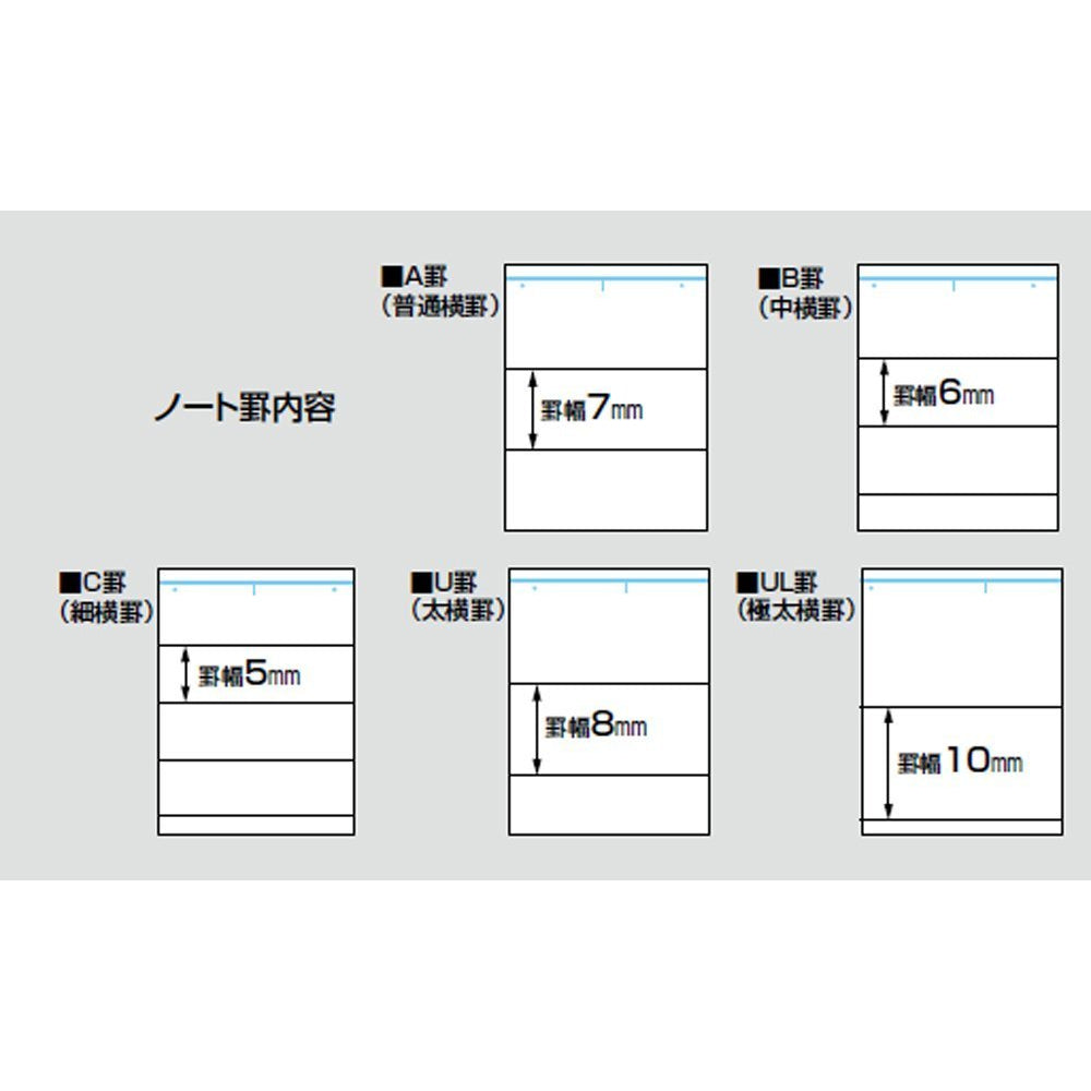 Kokuyo Campus Notebook B5 A4 A6 Environmentally Friendly Notebook 7mm 6mm Normal-Medium Lines γ-3ANX3 γ-4ANX3 γ-5ANX3