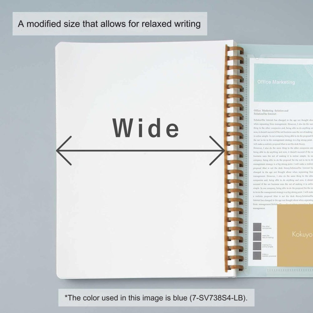 KOKUYO Sooofa Soft Ring Notebook 4 mm) Grid Ruled A5 B6 80 sheets ć¹-SV738S4-DM ć¹-SV738S4-G ć¹-SV738S4-LB