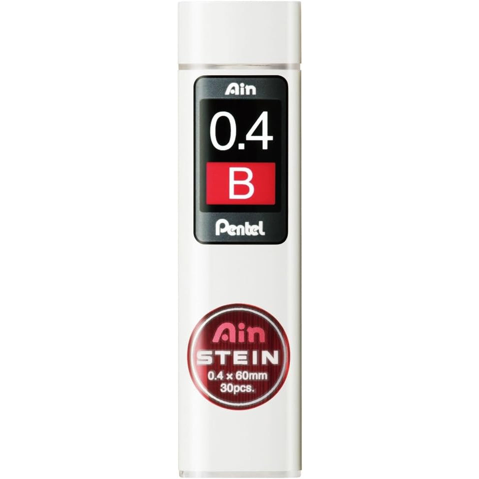 Pentel Ain Stein High Polymer Mechanical Pencil Lead- 0.2 mm, 0.4 mm 0.2/0.4mm