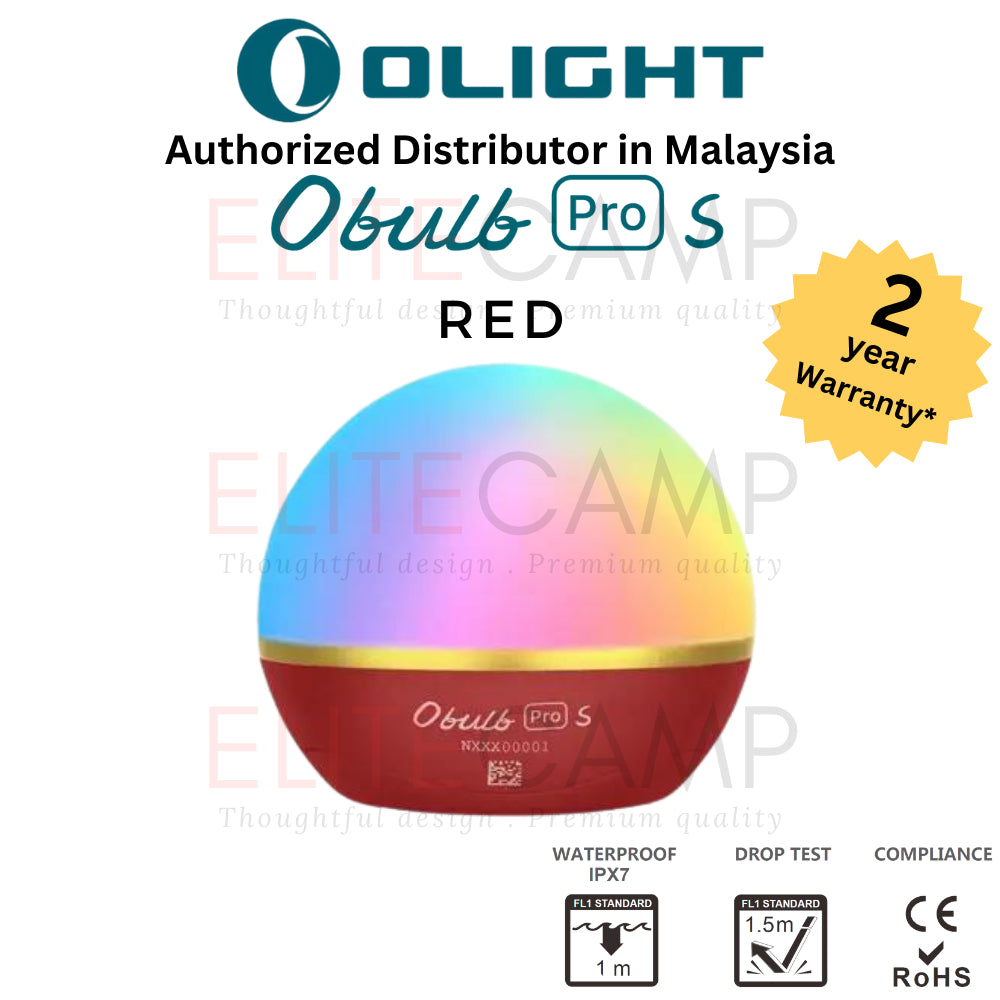 Olight Obulb Pro S Multi-Color Wireless Bulb Light Camping Portable Waterproof Sleeping Night light