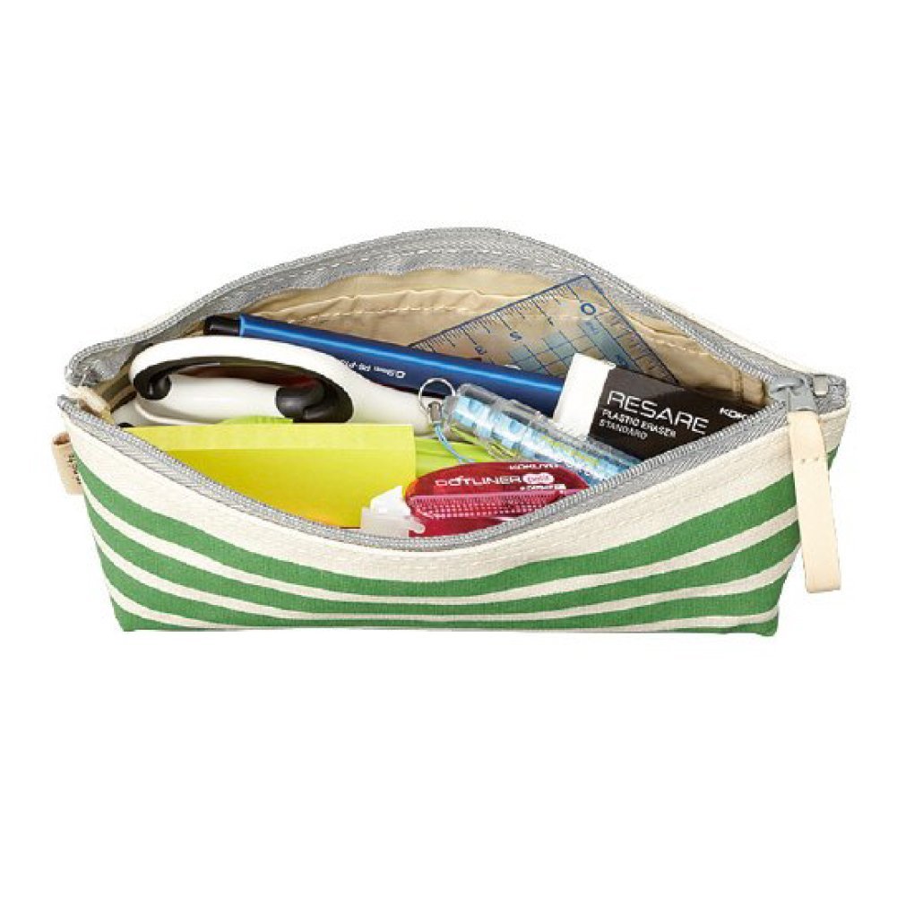 Kokuyo Repete Made Of Canvas With Bottom Gusset And Inner Pocket Pencil Case F-VBF101DB