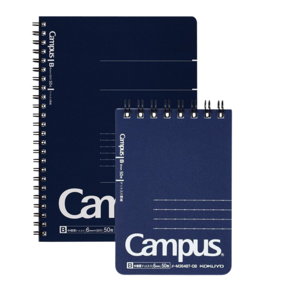Kokuyo Campus Notebook Dottted B Ruled B5 A4 A5 A6 40-50 Sheets γ-105BT-DB γ-5BT-DB γ-201ATN-DB γΉ-T153BT-DB