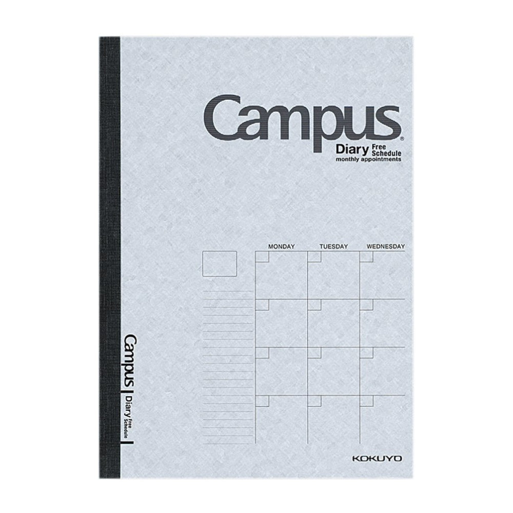 Kokuyo Campus Diary Free Schedule B5|A5|A6 24 Sheets γ-CF3N γ-CF103N γ-CF221N