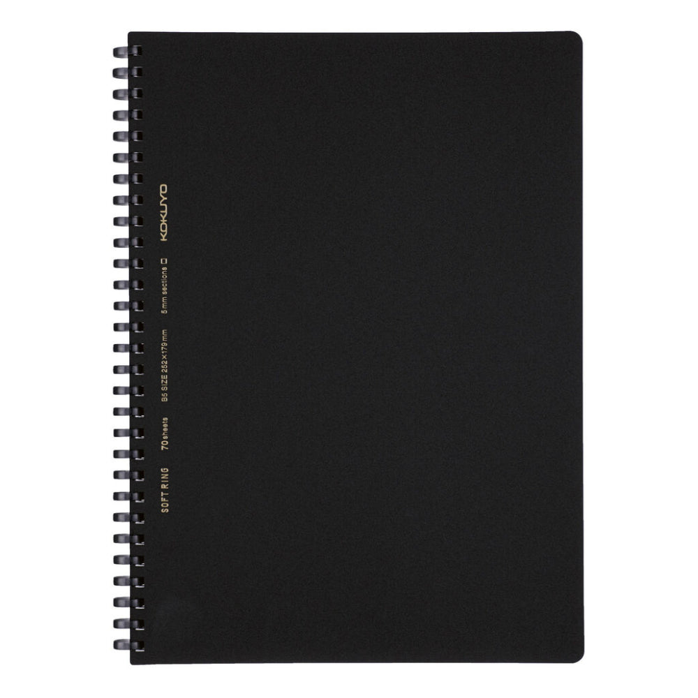 Kokuyo Soft ring Notebook 5mm Grid line A5|A5|B6|A6|A7 Size 70 Sheets ス-SV407B-D ス-SV437B-D ス-SV407S5-D ス-SV437S5-D