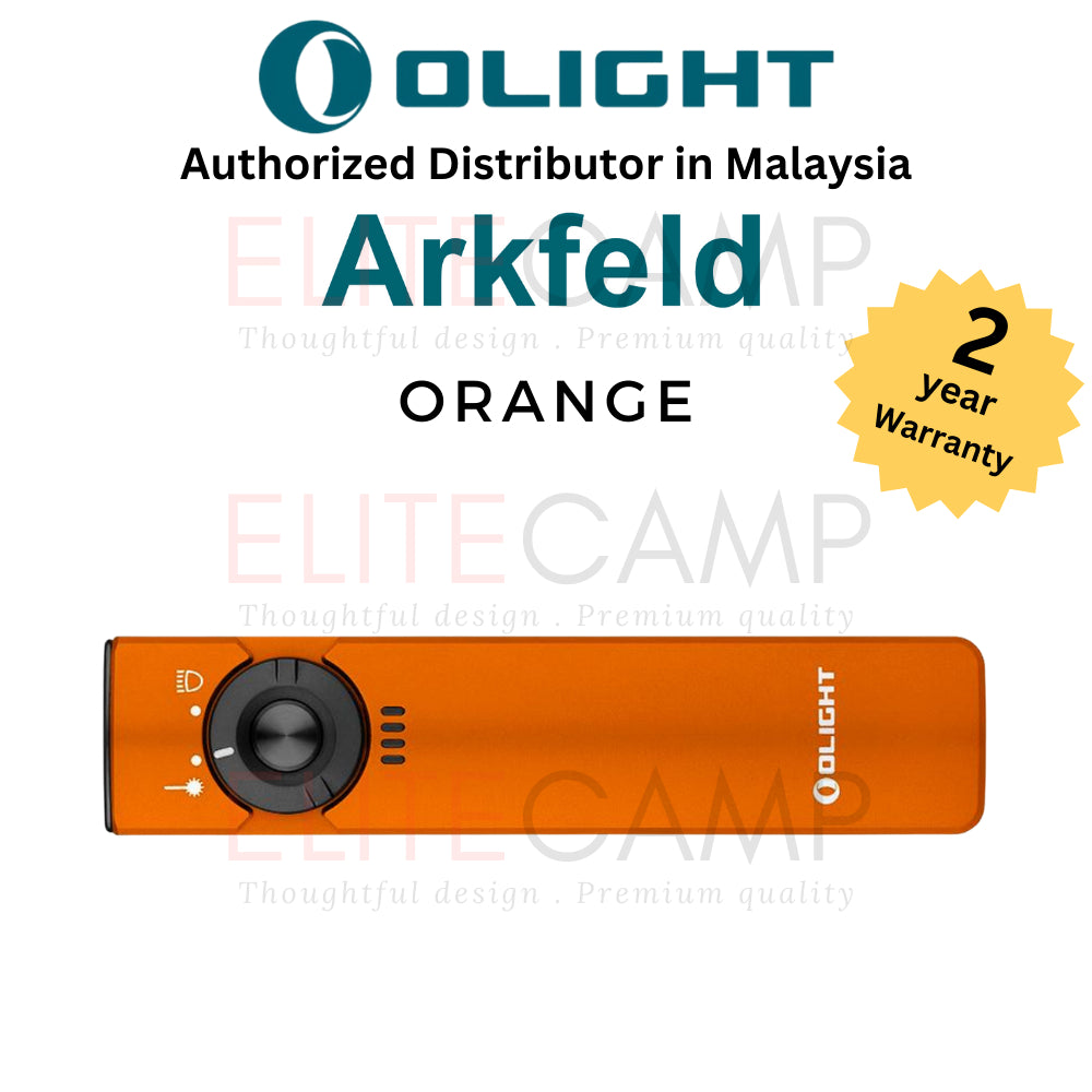 Olight Arkfeld Green Laser & White Light Dual Slim Flashlight Waterproof Torchlight Camping Hiking Compact Torch Flash
