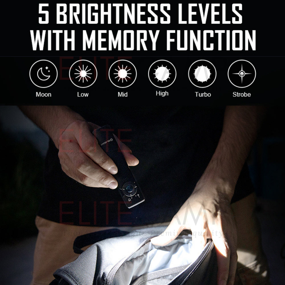 Olight Arkfeld Green Laser & White Light Dual Slim Flashlight Waterproof Torchlight Camping Hiking Compact Torch Flash