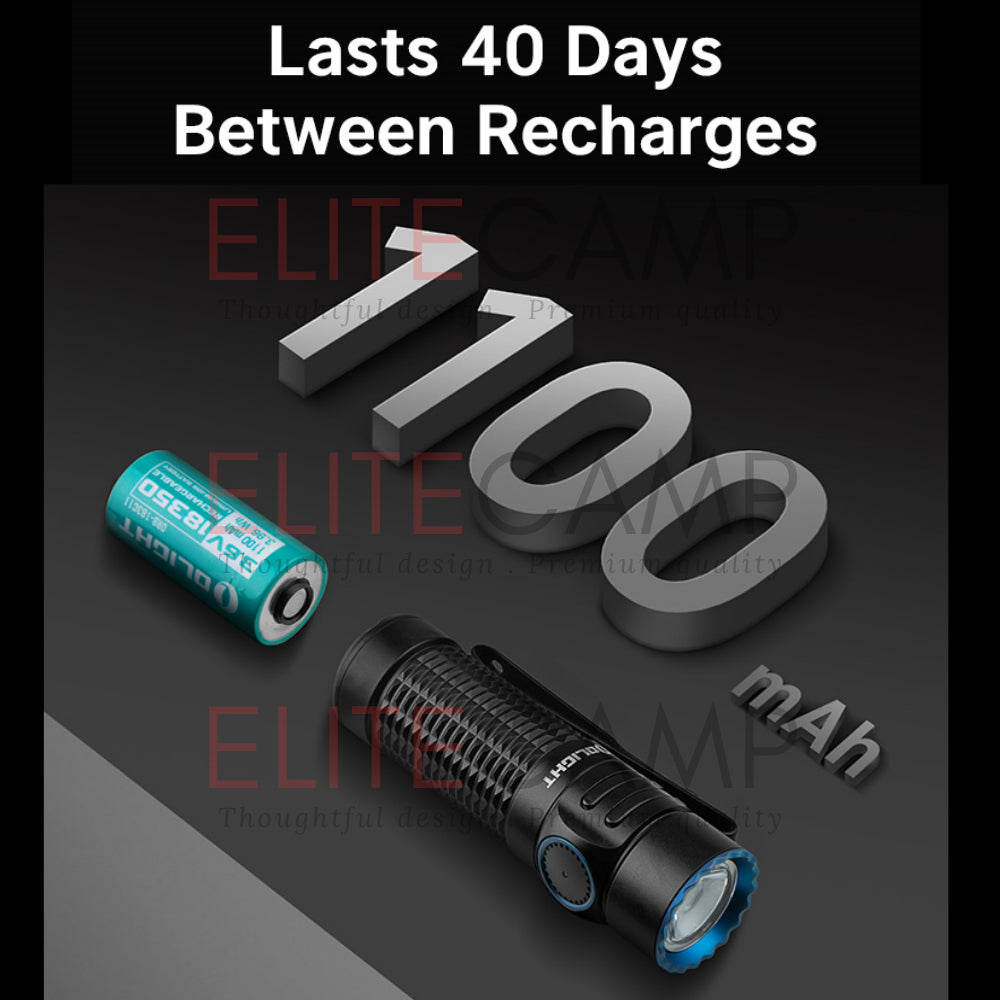 Olight Warrior Nano 1200 Lumens Tactical EDC Flashlight Rechargeable Water Proof Flash Light Camping Hiking