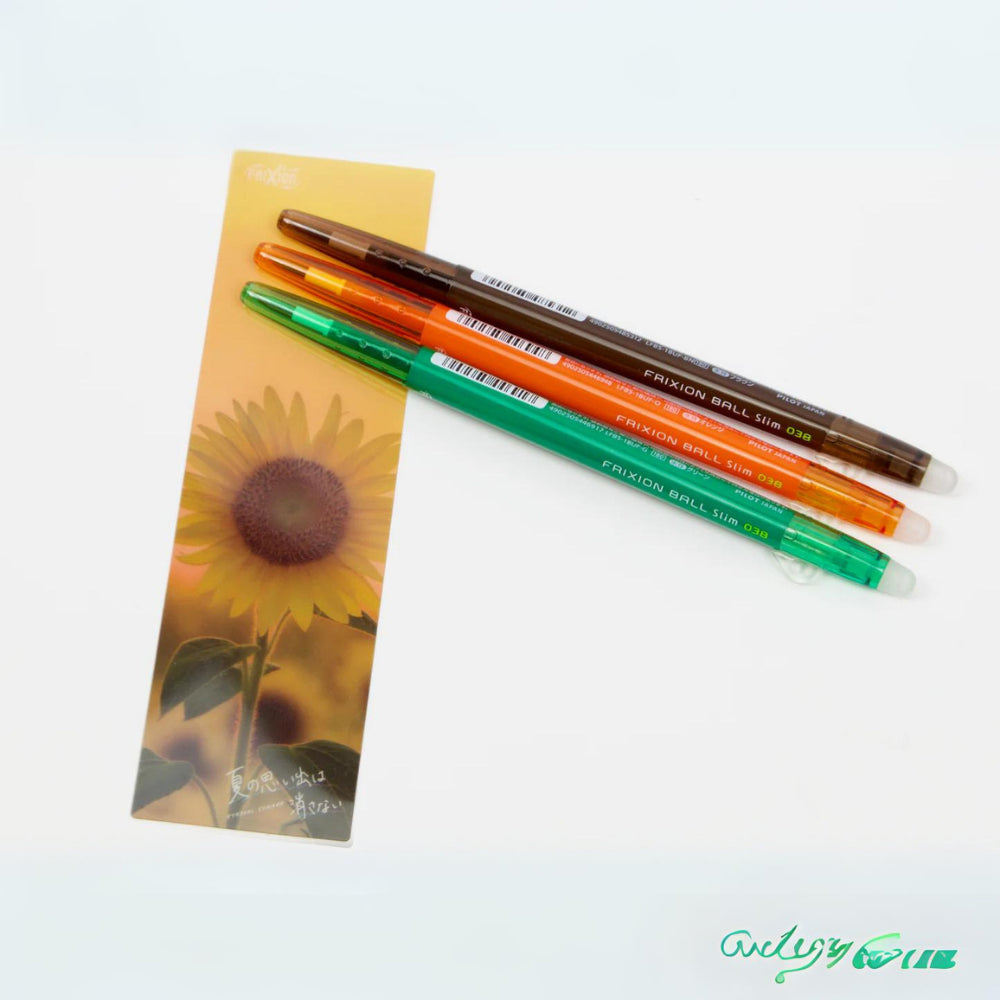 Limited Edition Pilot Frixion Ball3 Slim Tri-color Pen Erasable 0.38mm