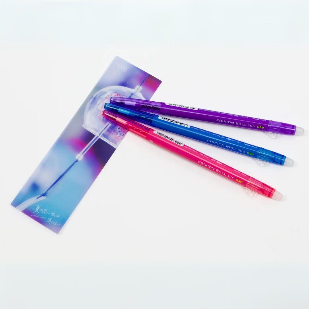 Limited Edition Pilot Frixion Ball3 Slim Tri-color Pen Erasable 0.38mm