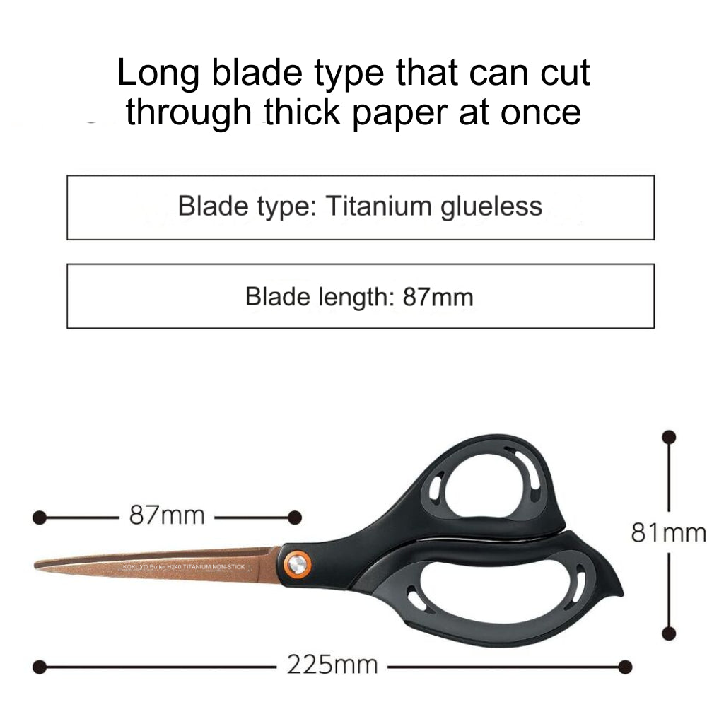 Kokuyo Aerofit Superior Scissors Long Thick Blade