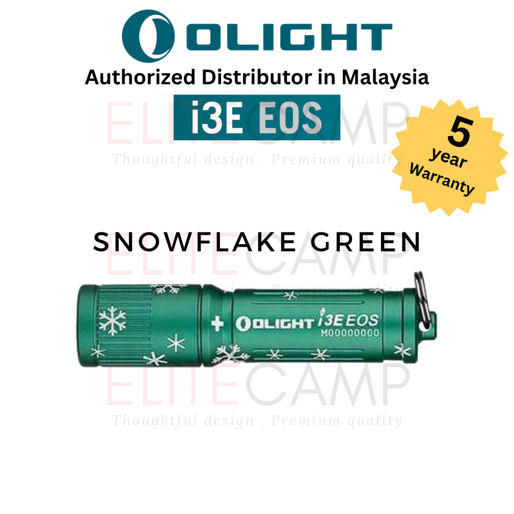 Olight i3E EOS LED Keychain Mono Output Flashlight Torchlight Camping Hiking Compact Torch Flash
