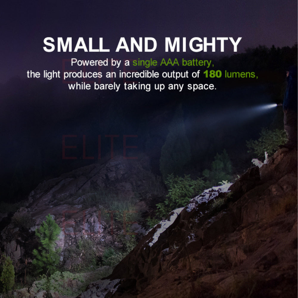 Olight i3T Small Flashlight Dual Outpot Slim EDC Camping Hiking Torchlight Small Portable