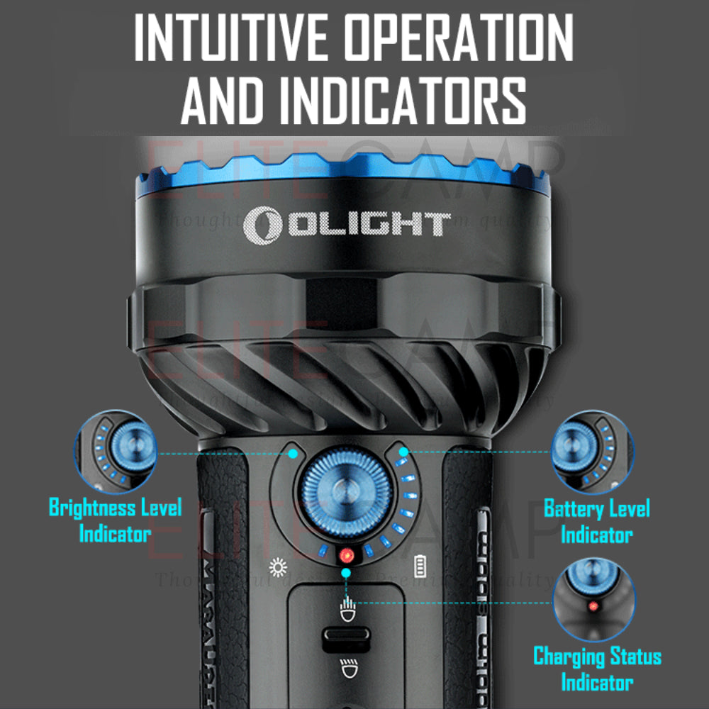 Olight Marauder 2 14000 Lumens Super Powerful Flashlight Waterproof Rechargeable Powerbank Emergency