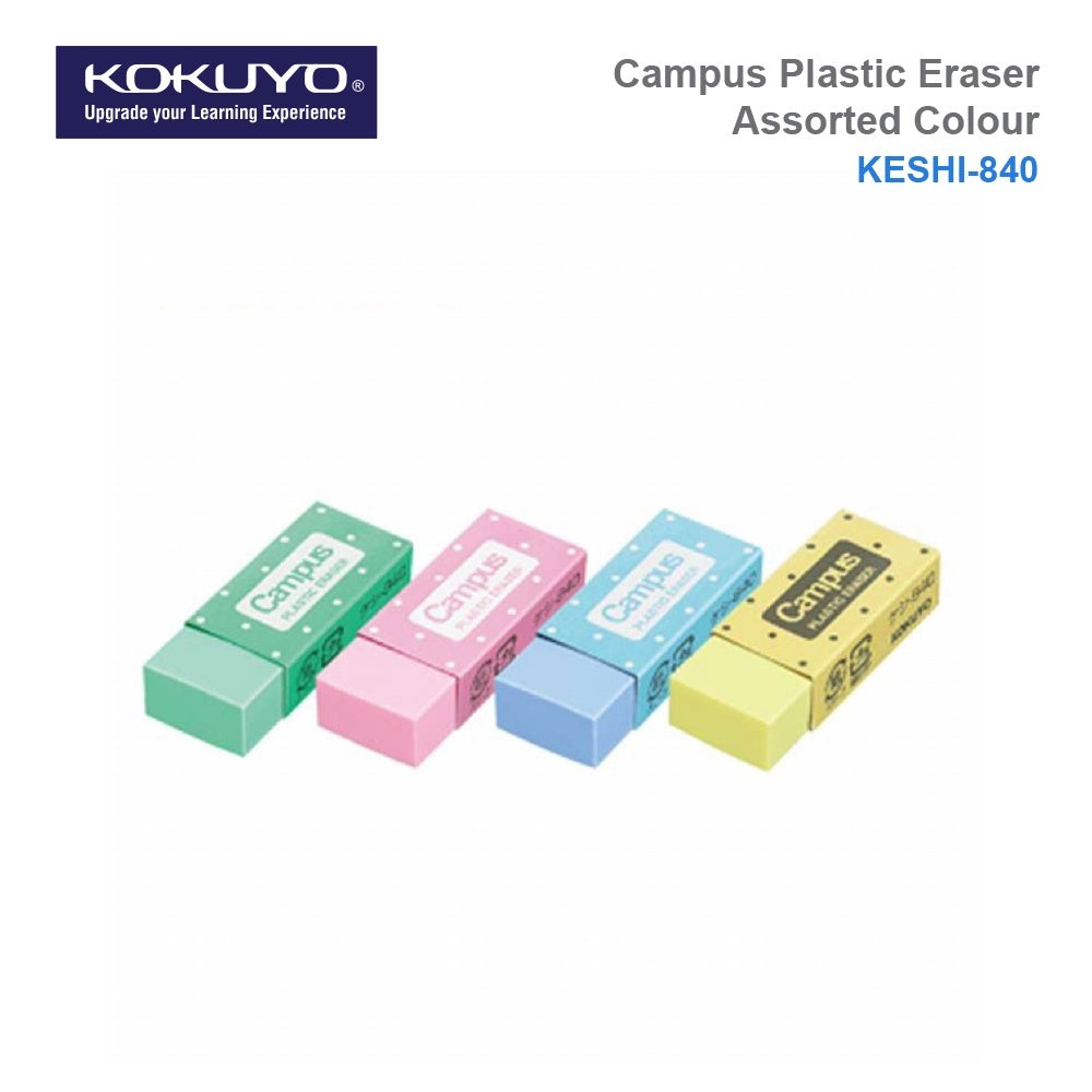 Kokuyo Campus Eraser Pastel Colours | Random Colours Poppy-840
