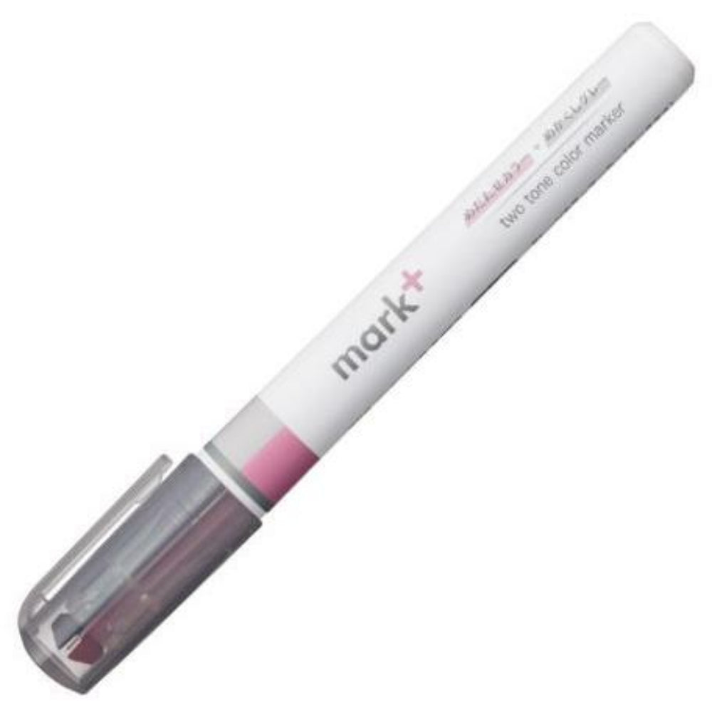 Kokuyo Highlighter Pen 2 Tone Mark Plus Gray Type PM-MT101