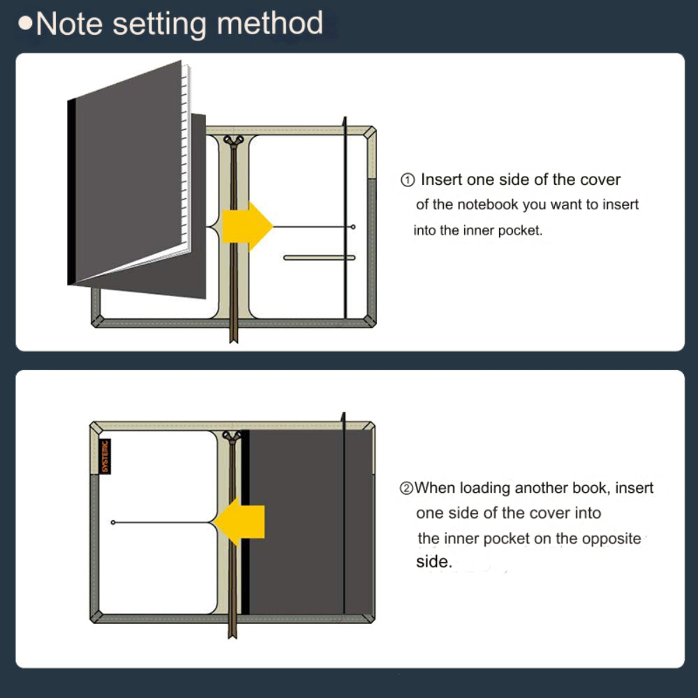 kokuyo Systemic 2 Books Storage Cover Notebook Ring Notebook B5 A5 40-50 Sheets γ-V683B-D γ-V685B-D