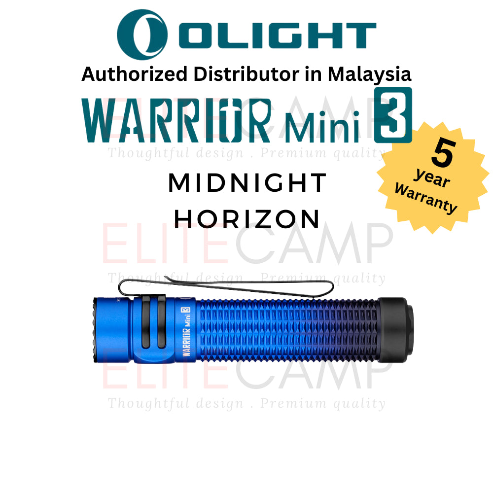 Olight Warrior Mini 3 Rechargeable Tactical Flashlight Waterproof Torchlight Camping Hiking Compact Torch Flash