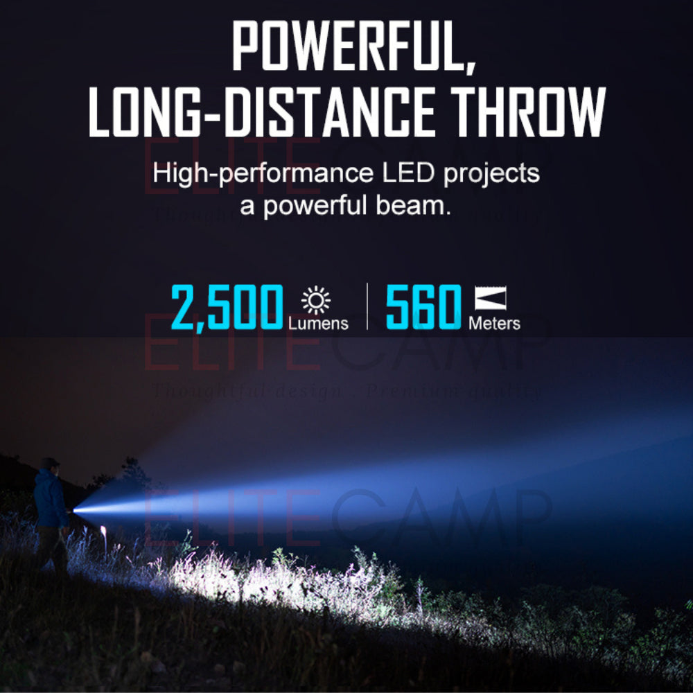 Olight Warrior X3 Rechargeable Tactical Flashlight Waterproof Torchlight Camping Hiking Compact Torch Flash