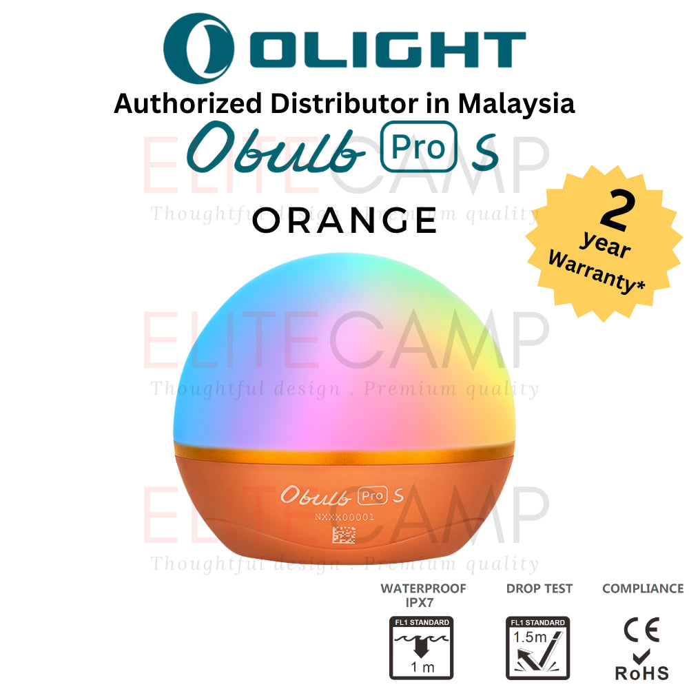 Olight Obulb Pro S Multi-Color Wireless Bulb Light Camping Portable Waterproof Sleeping Night light