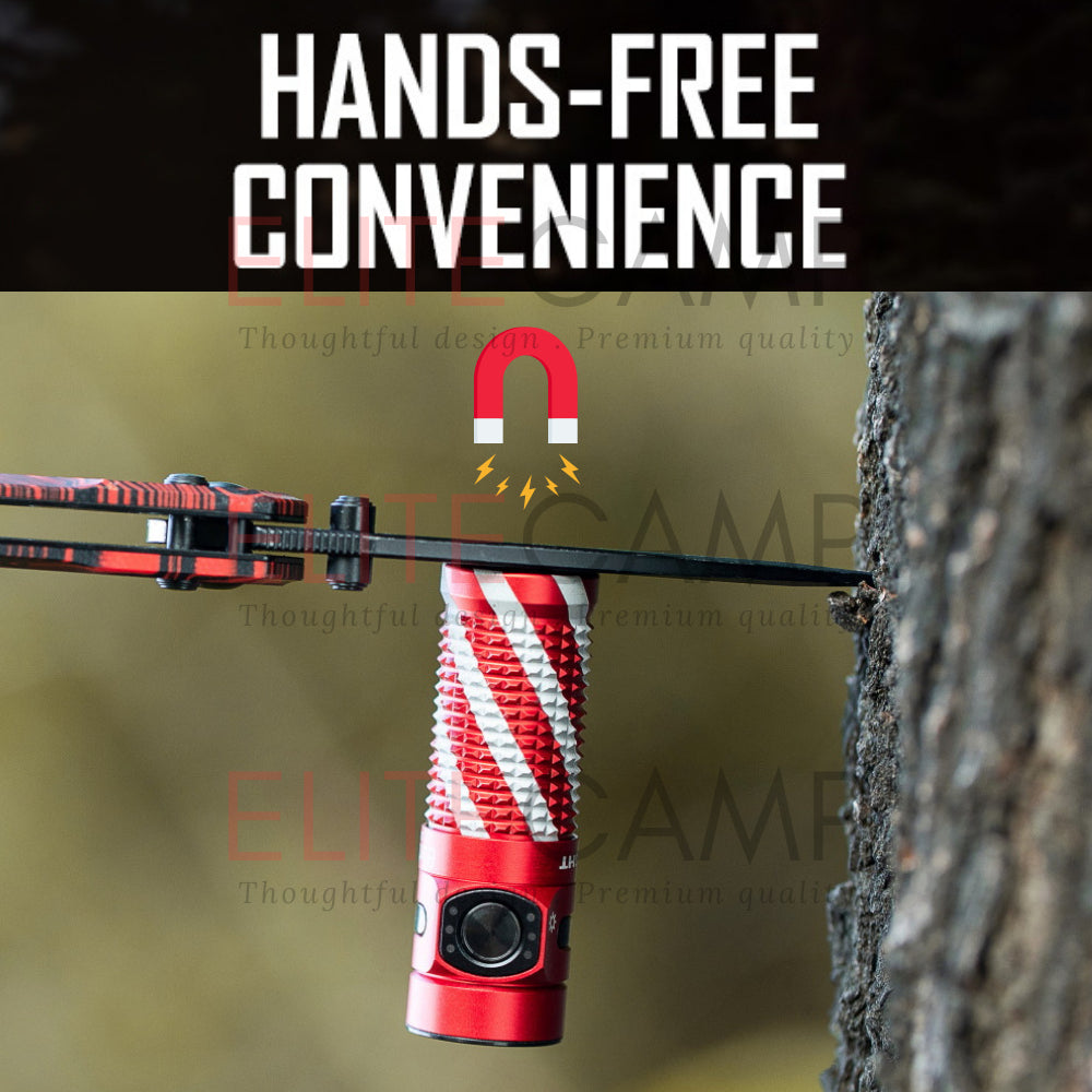 Olight Baton 4 Powerful EDC Flashlight 1300 Lumens Rechargeable Water Proof Camping Hiking Torch