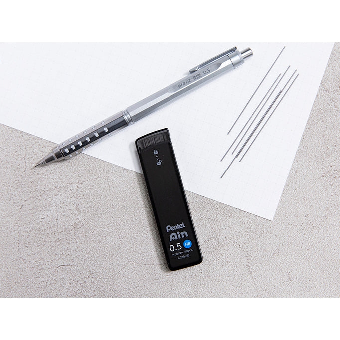 Japan Pentel Ain Mechanical Pencil Lead 0.2/0.3/0.4/0.5/0.7/0.9/1.3 mm