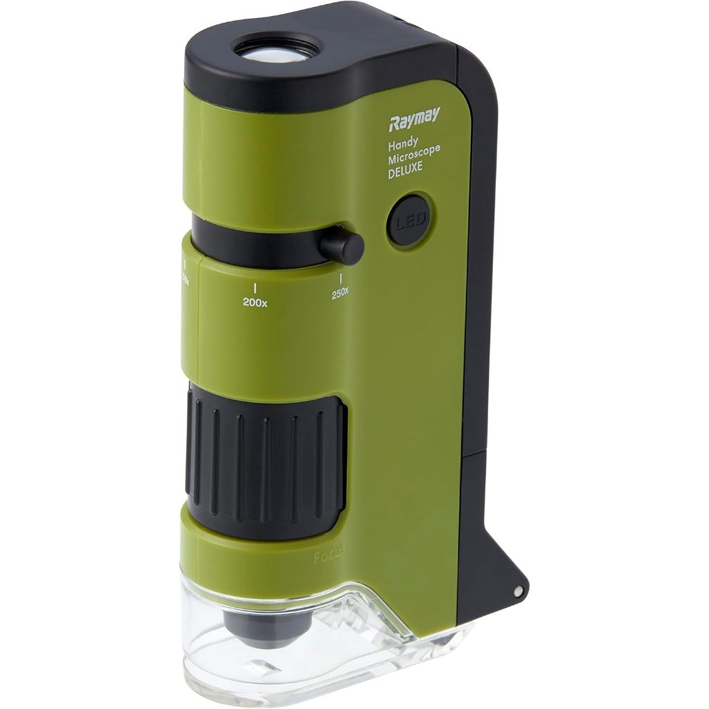Raymay Fujii Handheld Microscope RXT300M Handy Portable Science Student DX Deluxe