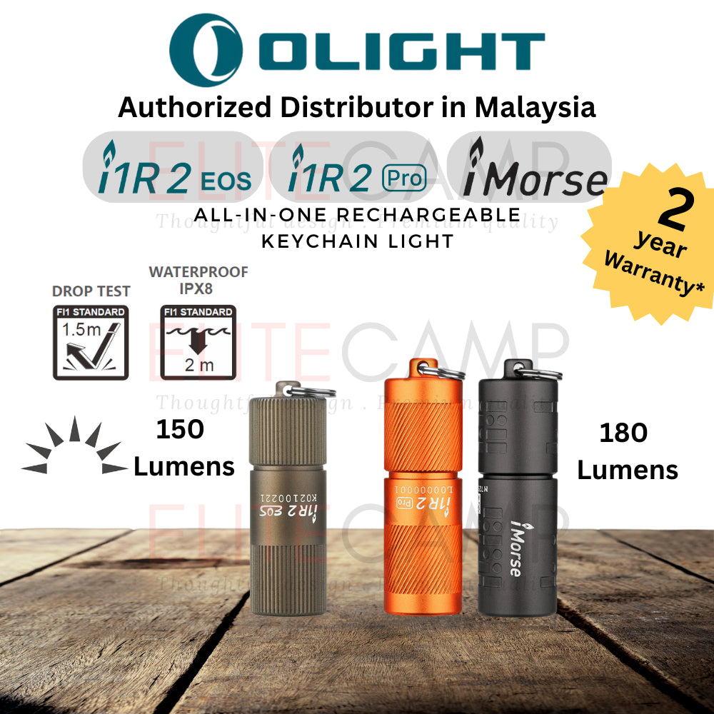 Olight i1R 2 Rechargeable Keychain Flashlight i1R2 Pro imorse Instant Camping Hiking Torchlight Small Portable Mini