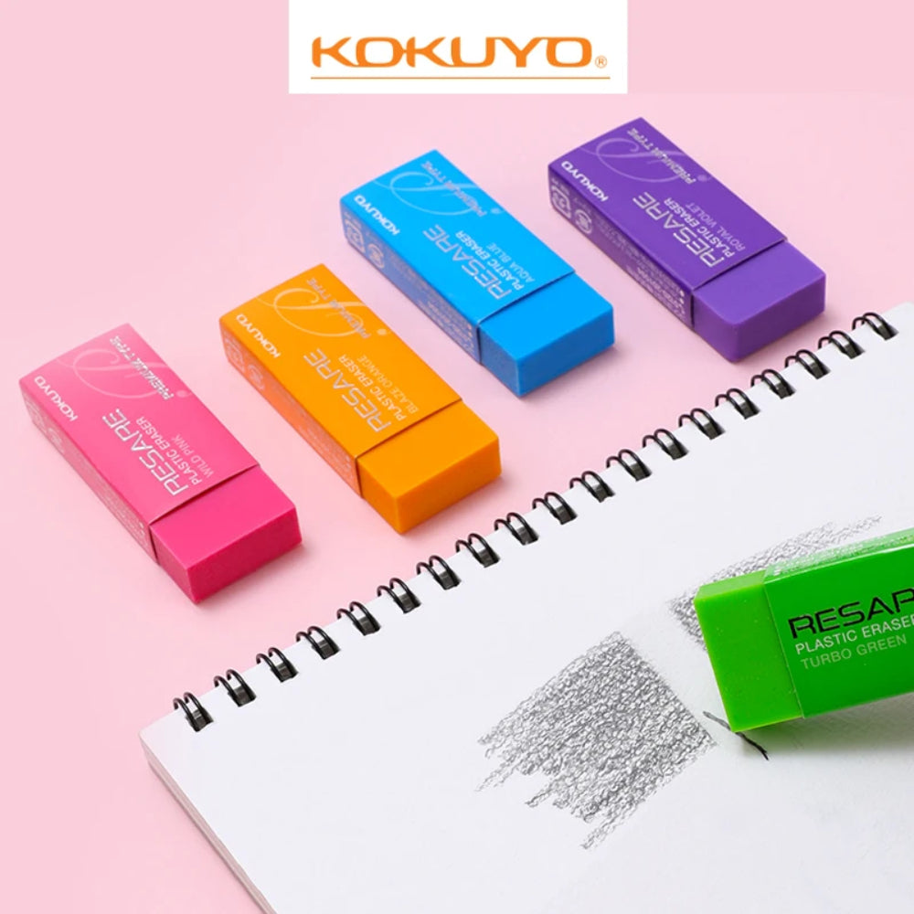 Kokuyo Resare Eraser Color Student Art Eraser Convenient Foam Eraser Powerful Clean ケシ90N