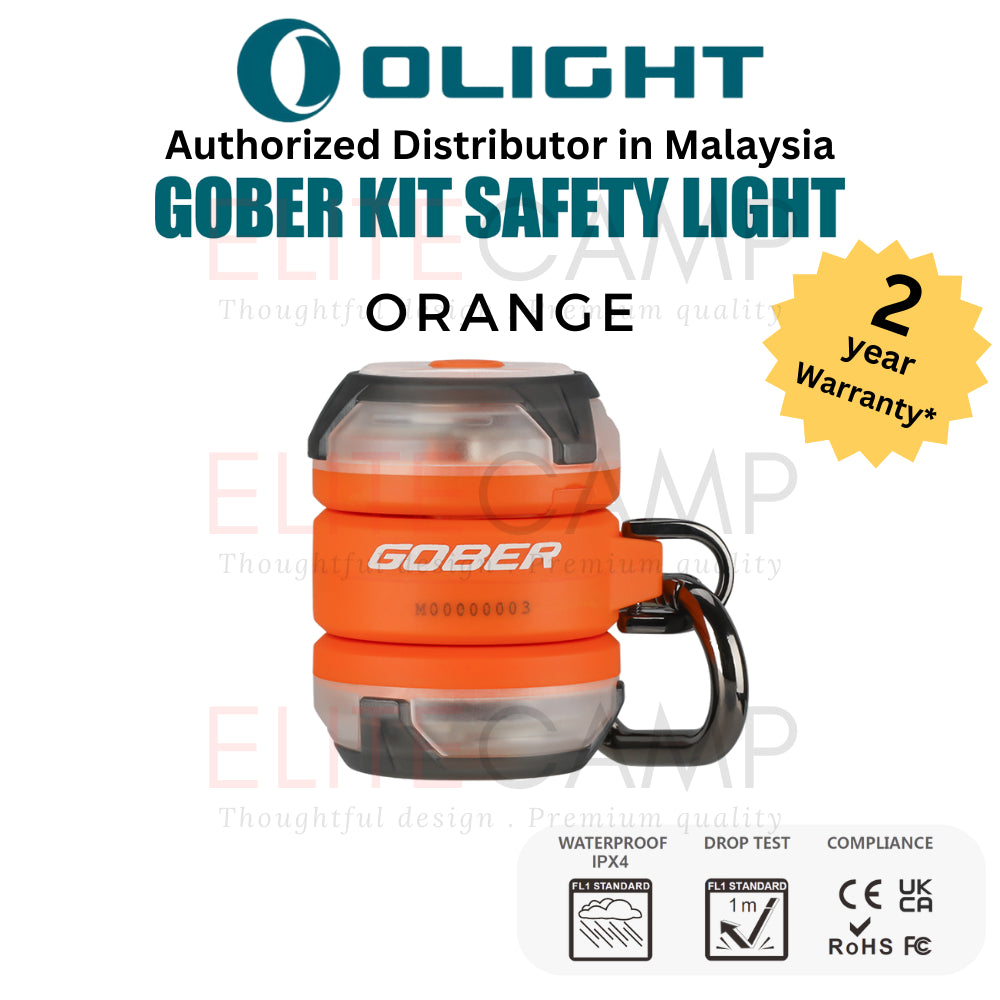 OLIGHT Gober Kit Safety Light, High Visibility LED Beacon Lights with 4 Lighting Modes, USB-C Rechargeable Flashing
