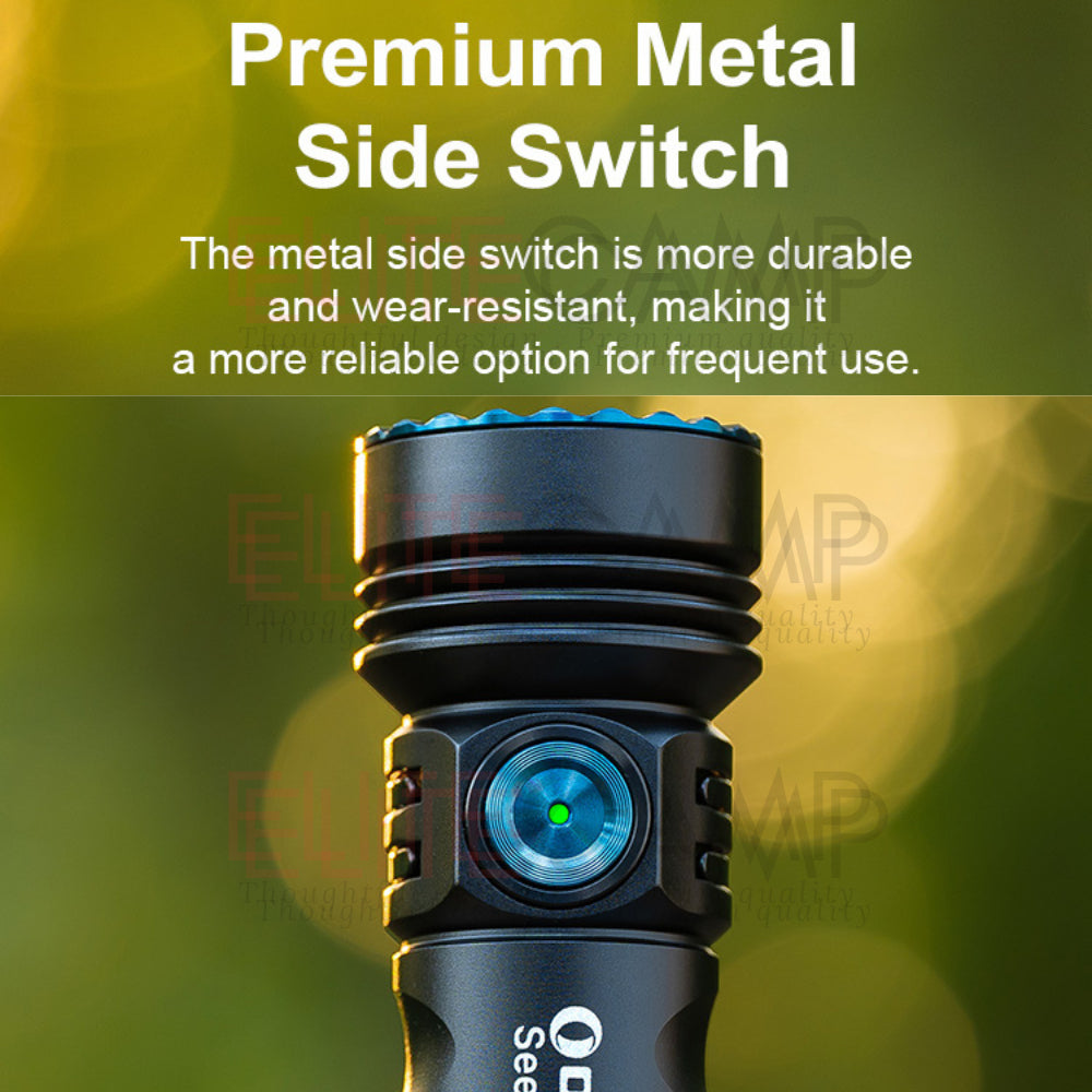 Olight Seeker 4 Pro/Mini Waterproof Rechargeable Flashlight Camping Hiking Fishing UV Emergency Compact