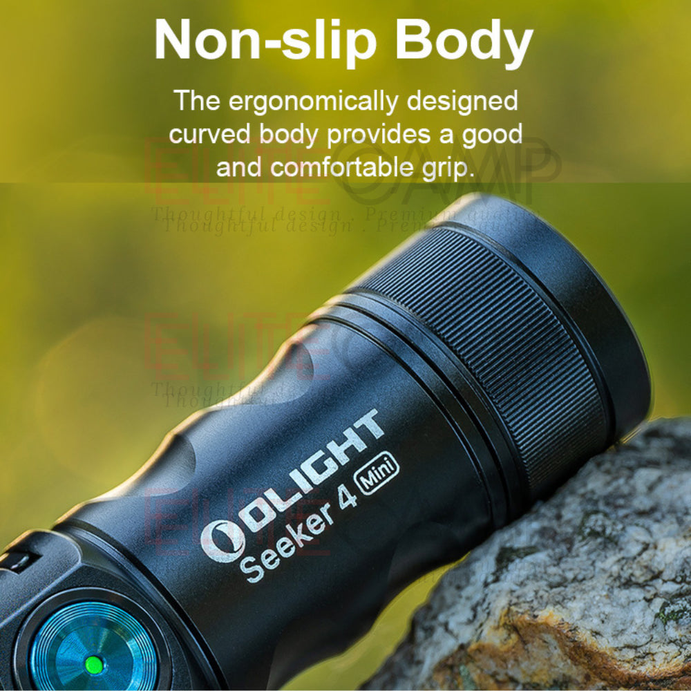 Olight Seeker 4 Pro/Mini Waterproof Rechargeable Flashlight Camping Hiking Fishing UV Emergency Compact