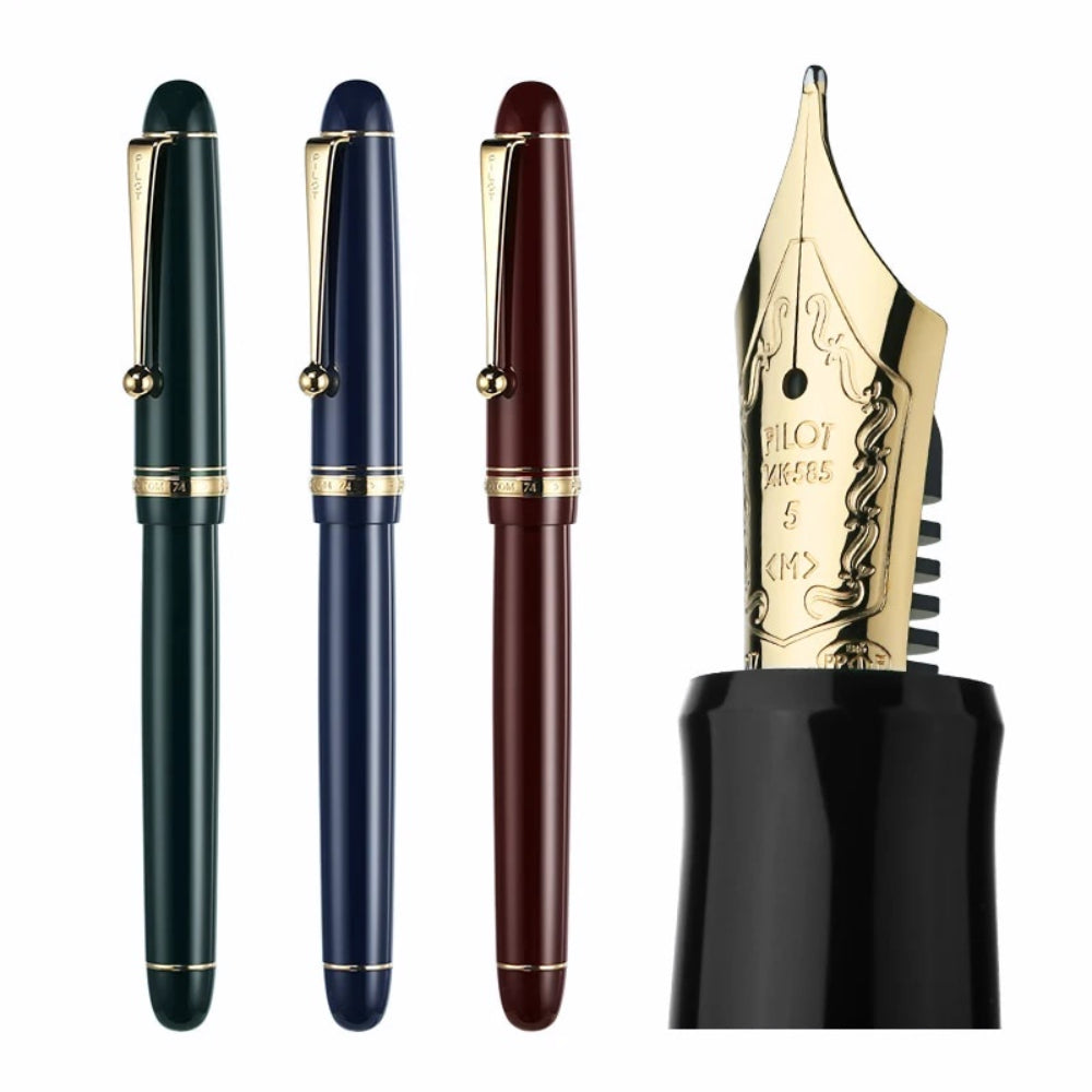 Pilot Custom 74 Black Fountain Pen Handmade in Japan