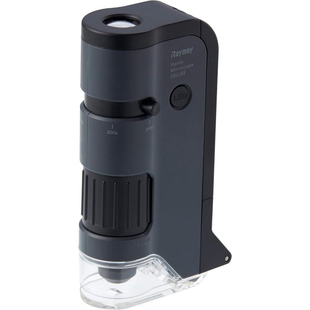 Raymay Fujii Handheld Microscope RXT300M Handy Portable Science Student DX Deluxe