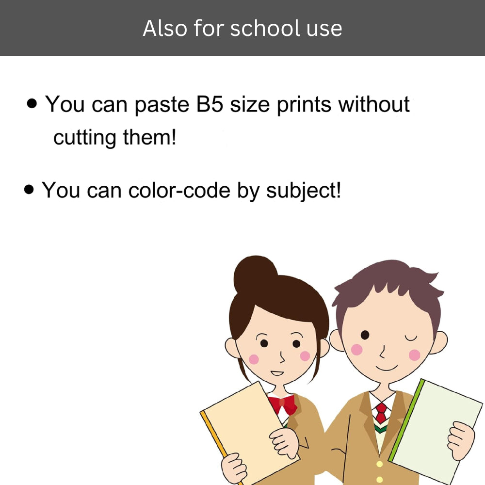Kokuyo Campus Notebook 5 Colored Cover Semi-B5 Normal-Medium Line 30 Sheets 6mm 7mm ノ-3CAN-B ノ-3CBN-B