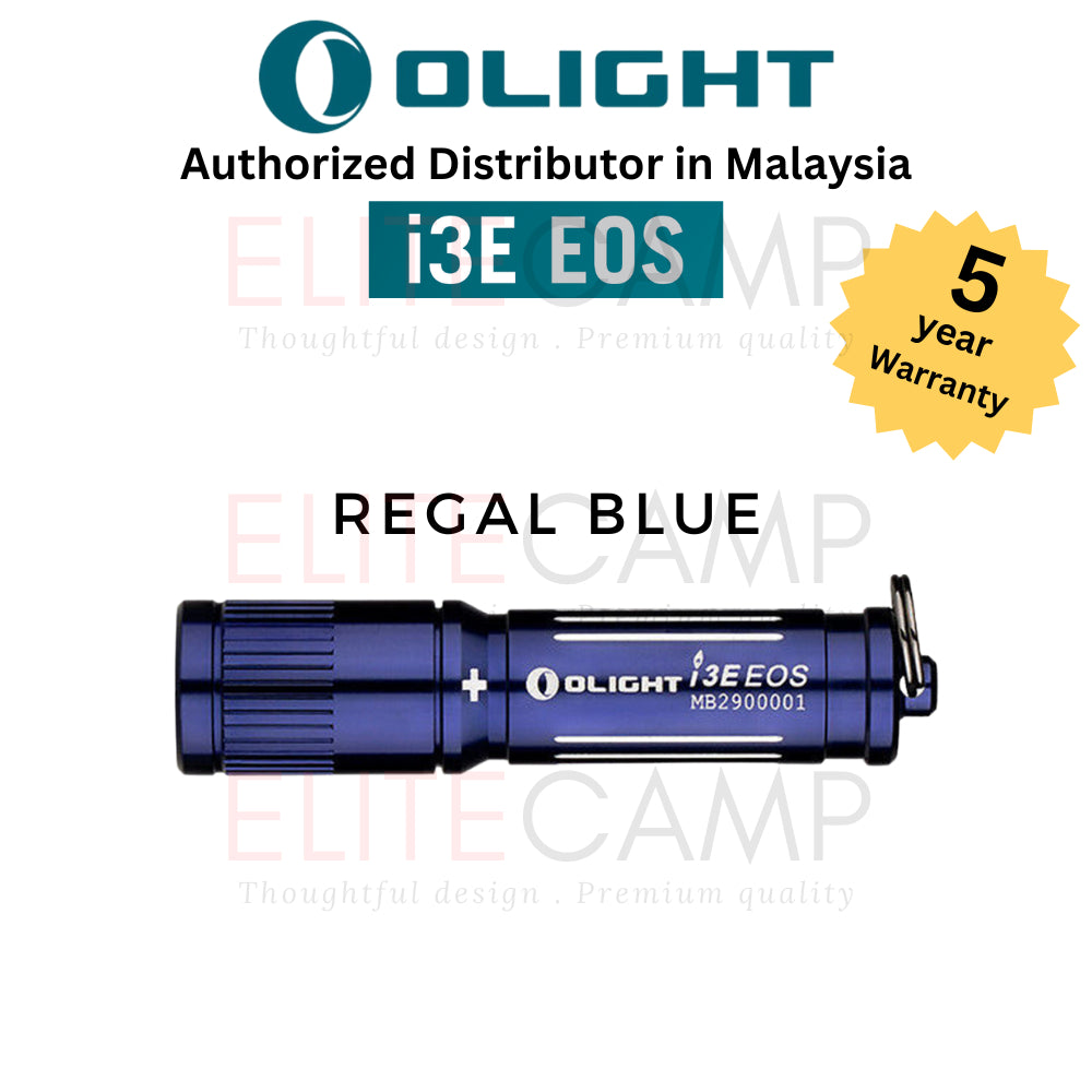 Olight i3E EOS LED Keychain Mono Output Flashlight Torchlight Camping Hiking Compact Torch Flash