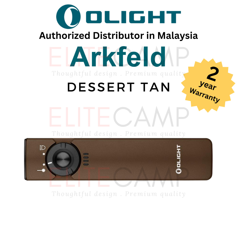 Olight Arkfeld Green Laser & White Light Dual Slim Flashlight Waterproof Torchlight Camping Hiking Compact Torch Flash