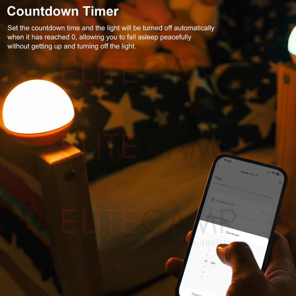 Olight Obulb Pro S Multi-Color Wireless Bulb Light Camping Portable Waterproof Sleeping Night light
